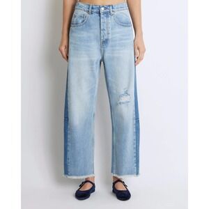 ROUCHA Dessau Vintage Denim Blue Combo Large Short CC Size M